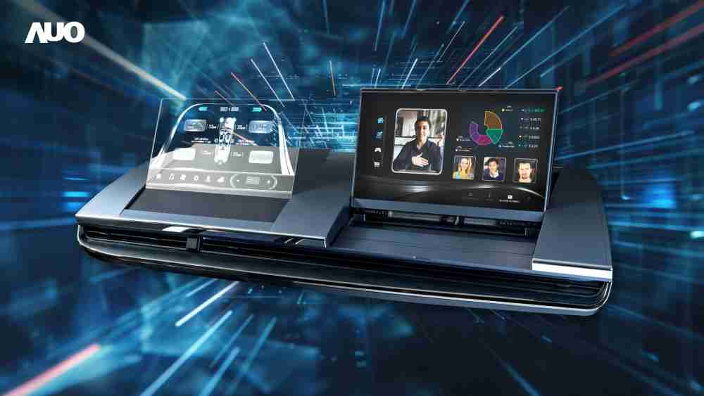 蓝狮在线Micro LED Display HMI解决方案打造透明Micro LED前座仪表，，呈现信息并保留驾驶视野开阔；亦为副驾驶座乘客打造收放自如的Micro LED屏幕，，，，在不影响显示质量的前提于显示区内建镜头，，，，让用户能与视讯对象直接眼神接触，，提供绝佳的双向沟通体验